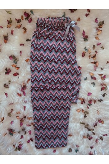 Altınay Women's Pocketless Viscose Pajama Bottoms V35