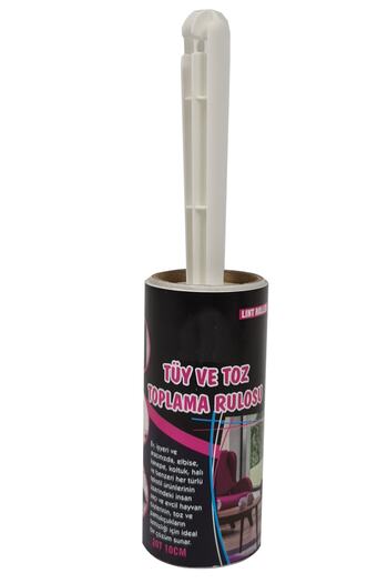 Binbirreyon Feather Collector with Handle Feather Collection Roller 20 Sheets 10cm Da034