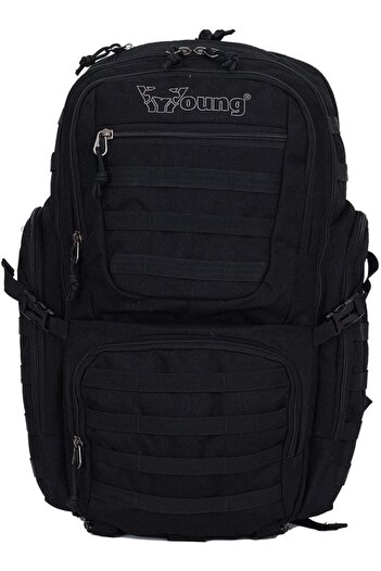 ÇÇS Young 51029 Unisex Sternum Supported Mountaineer Backpack Black