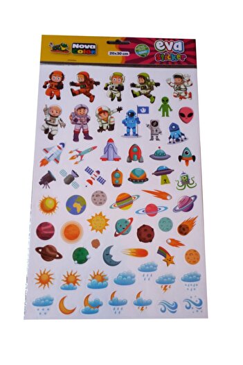 Nova Color Astronomy Space Sky Meteorology Eva Sticker