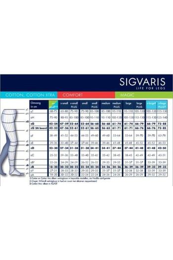 Sigvaris Sıgvarıs Cotton Compression Socks Below the Knee Medium Pressure Black Closed Toe Xsmall Normal