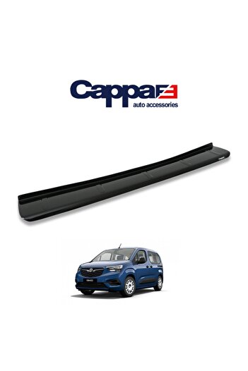 Cappafe Opel Combo E Arka Tampon Eşiği Koruma (abs) Parlak Siyah 2018->