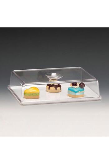 Zicco Indoor Bell Jar, Melamine Base, Polycarbonate, 25X35X H:10 cm