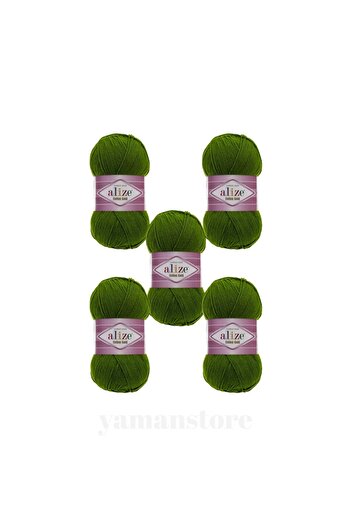 Alize Green Cotton Gold 35 (PACK OF 5)