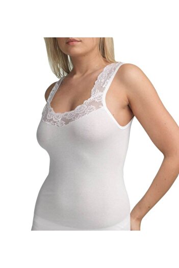 Blackspade Private Women's Lace Undershirt 1957 - White