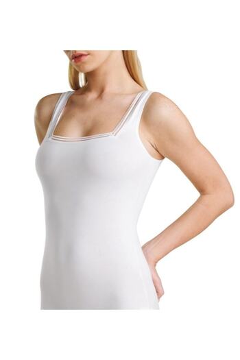 Blackspade Women's Lace Undershirt Essential 1968 - White