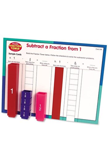 Learning Resources Deluxe Fraction Tower® Activity Set