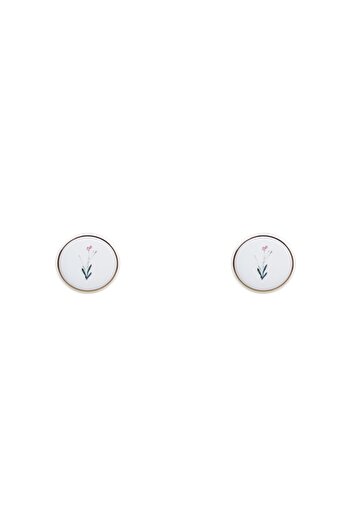 Porland Botanical Pattern Flat Plate 18cm Set of 2