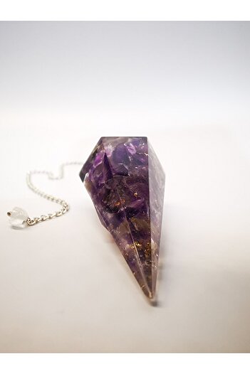 KAM Pandula (pendulum) Amethyst Stone Orgonite Pendulum