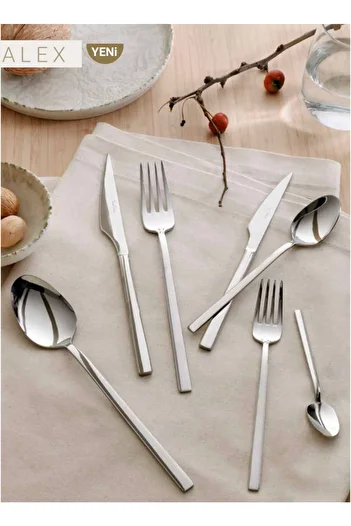 Pierre Cardin 84 Piece Fork Spoon Set Alex