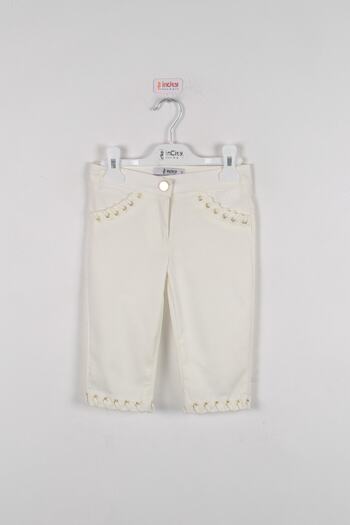 incity Girl Ecru Capri