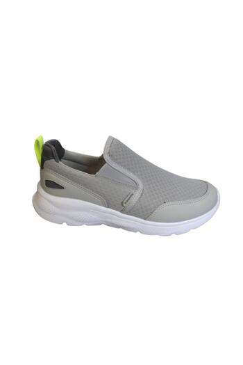 Kinetix Men's Gray Mesh Laceless Comfortable Light Sole Daily Comfort Sports Shoes