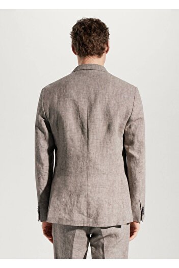 MANGO Man %100 Keten Kumaş Blazer Ceket