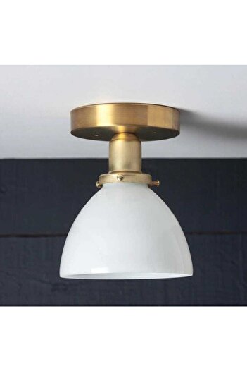 demet habek mylights Mylights Eskitme Opal Camlı Plofnyer Tavan Avize Tavan Armatür Aplik Cam Cap 14cm