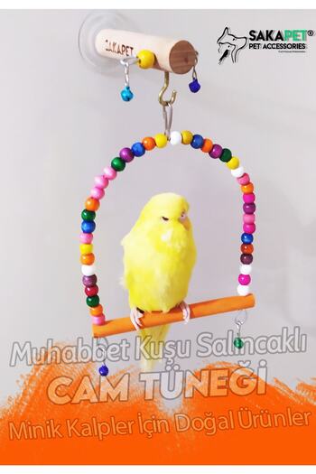 SAKAPET Swing Suction Cup Glass Perch