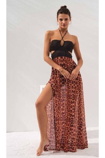 Pierre Cardin Στράπλες Χαμηλό Φόρεμα Pareo 231809