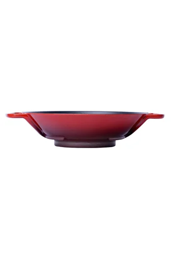 Sürel Red Iron Cast Wok Pan 28 Cm