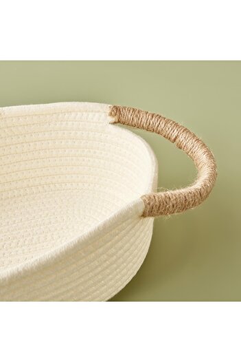 Bella Maison Καλάθι Montana Ivory Λευκό (31x21x8 cm)
