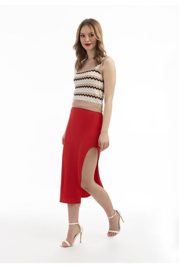 Faina Knit midi skirt