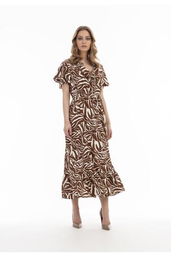 Faina Kleid - Zebraprint caneva