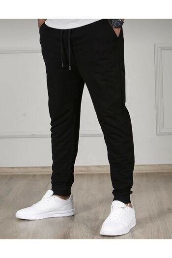 Cochines Men's Black Slim Fit Jogger Sweatpants