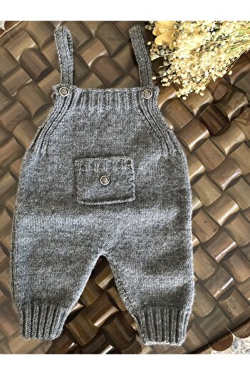 Kadamorganik Gift Sift Pacifier Strap, Baby Salopet Jumpsuit Set