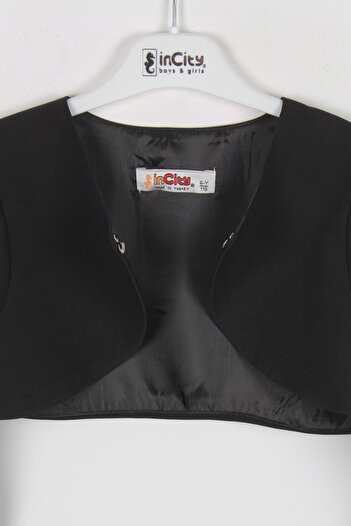 incity Kız Çocuk Siyah Bolero