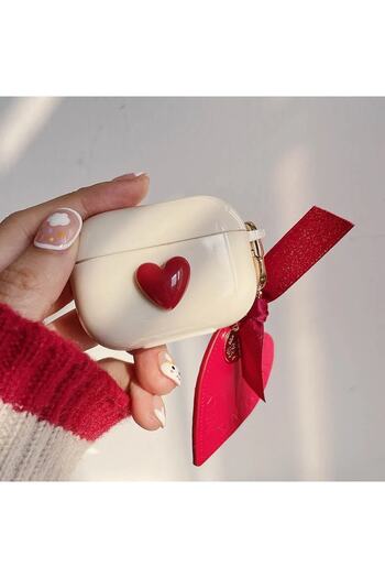 NANOSPACE Airpods 3Generation Compatible Headphone Case Heart Patterned Protection Case