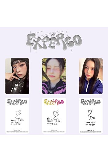 Kpop Dünyasi Nmıxx Kyujin ''Expergo'' Album Card Set