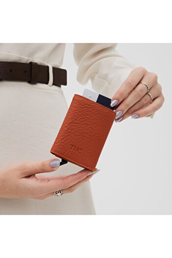 Tamer Tanca Men's Leather Card Holder Wallet, card holder, keychain 688 2006 Mkn Krtlk