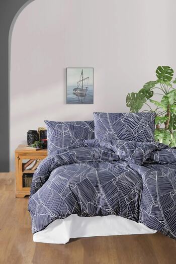 Mulberry Sötétkék dupla paplanhuzat szett - 200x220