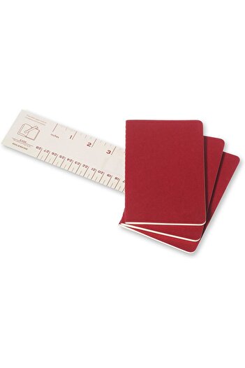 Moleskine Cahier Large 3'lü Çizgisiz Not Defter, 13x21cm