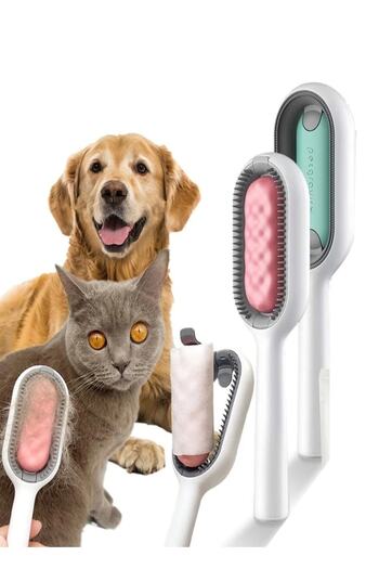 Hyd Cat Dog Feather Hair Grooming Cleaning Brush Comb (Send Message for Color Option)