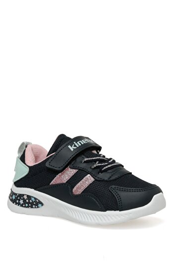 Kinetix Dena 3fx Navy Pink Anorak Comfortable Sole Girl's Sports Shoes 26-30