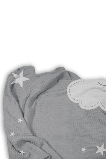 HOMESSA Cute Balloon Patterned Single Pique (With Pillow Case)