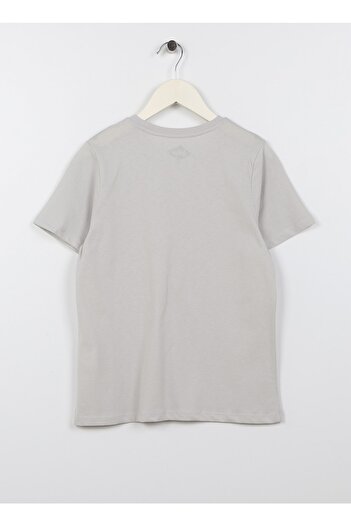 Lee Cooper Ανδρικό μπλουζάκι απλό γκρι 232 Lcb 242007 Circle Grey
