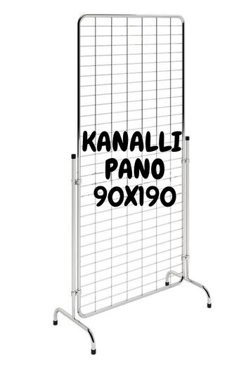 Manken İstanbul Krom Tel Pano Standı 90x190 Cm -80 Adet Kanca Bijuteri Standı Çorap Standı Telefon Standı