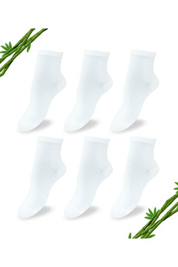 DAYCO Premium Seamless Women's Half Cone Bamboo Socks 6 Pack - 357-byz