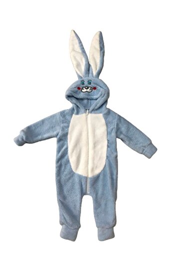Brand Kids First Quality Welsoft Rabbit Jumpsuit with Zipper, 1-3 Years Old, Does Not Contain Harmful Components
