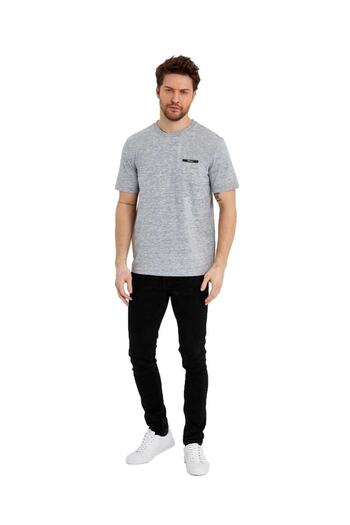 Adams Men's Basic Unprinted Logo Short Sleeve T-Shirt