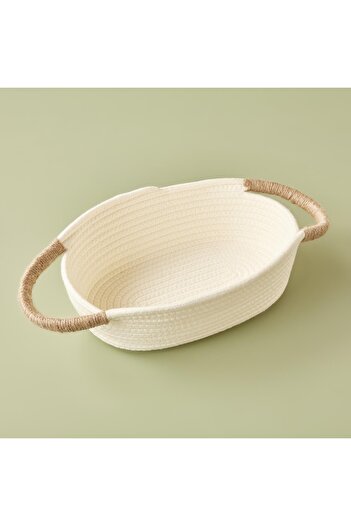 Bella Maison Καλάθι Montana Ivory Λευκό (31x21x8 cm)