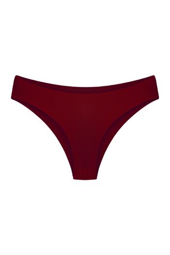 HNX 5-Piece Interlock Fabric Laser Cut Seamless Non-Marking Slip Women's Panties