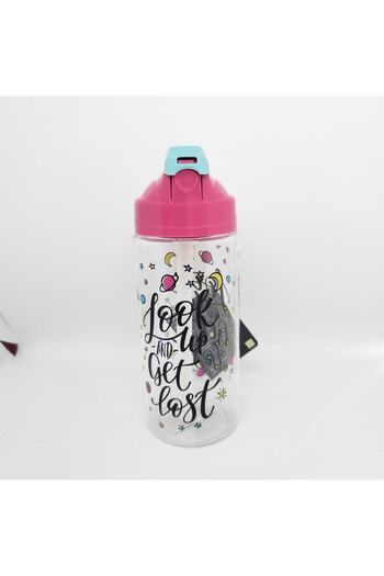 Gıpta 500cc Tritan Flask with Super Straw Pink