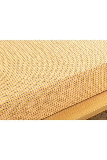 English Home Delta Easy-Iron Double Sheet 240x260 Cm Yellow