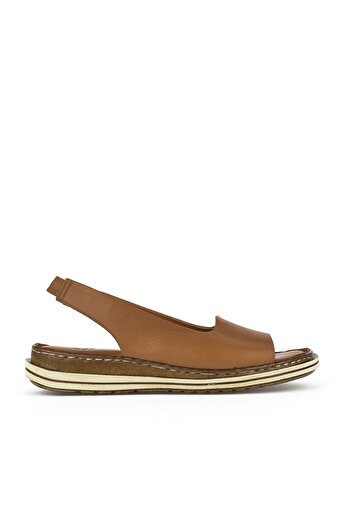 Ziya Genuine Leather Women's Sandals - Tan 1411008 z016