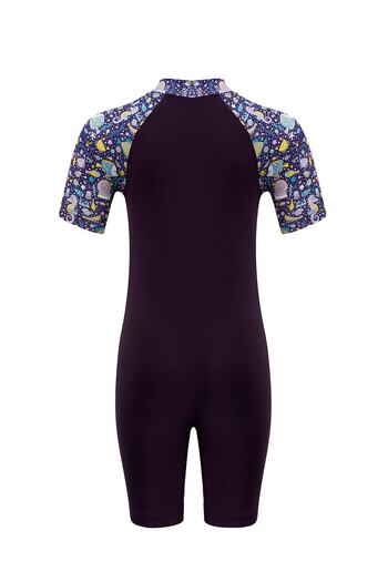 Adasea Patterned Kids Jumpsuit Swimsuit