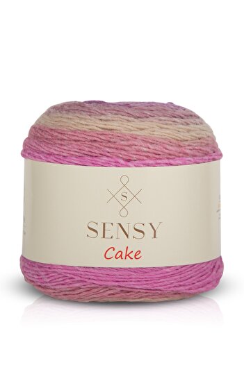 SENSY Premium Cake Hand Knitting Thread Shawl Blouse Accessory Thread Marbled Thread