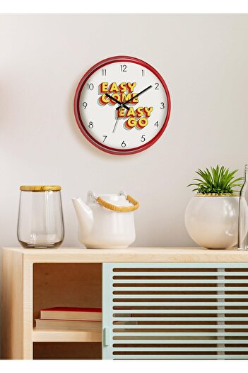 The Mia Hype Easy Come Glass Wall Clock 30 cm Dvs131