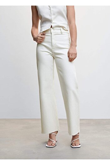 MANGO Woman Pantaloni pantaloni cu talie înaltă