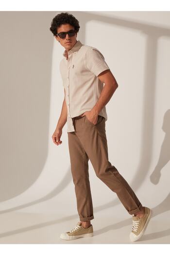 Lee Cooper Chino Pants, 38-32, Sand